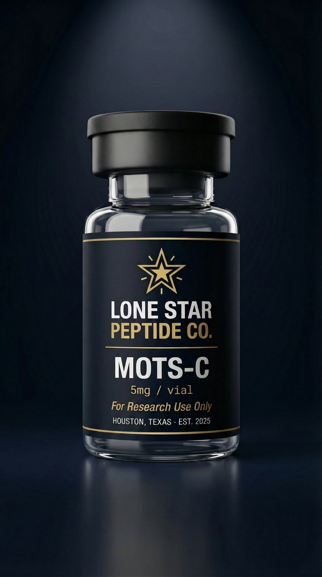 MOTS-C research peptide vial — Lone Star Peptide Co.