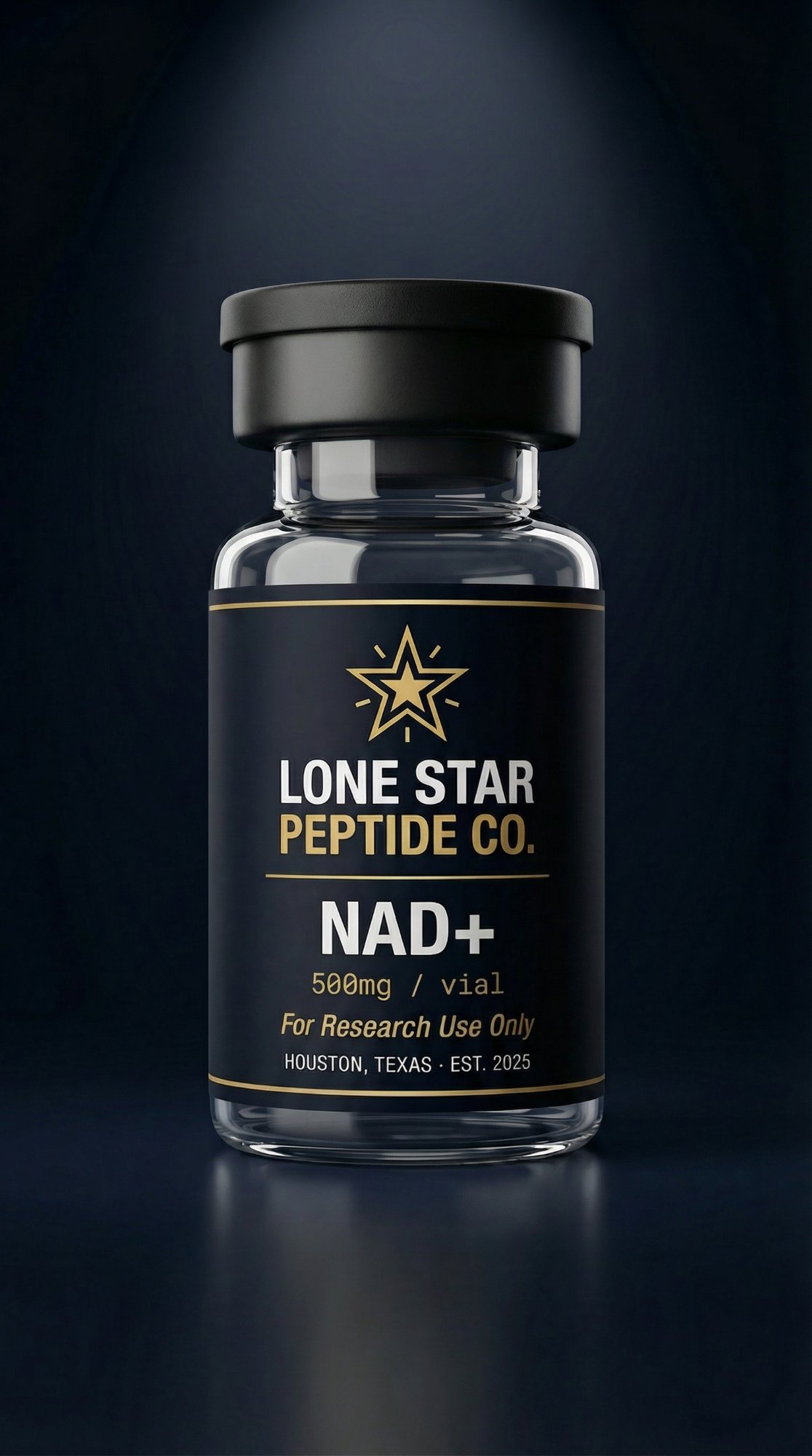 NAD+ research peptide vial — Lone Star Peptide Co.