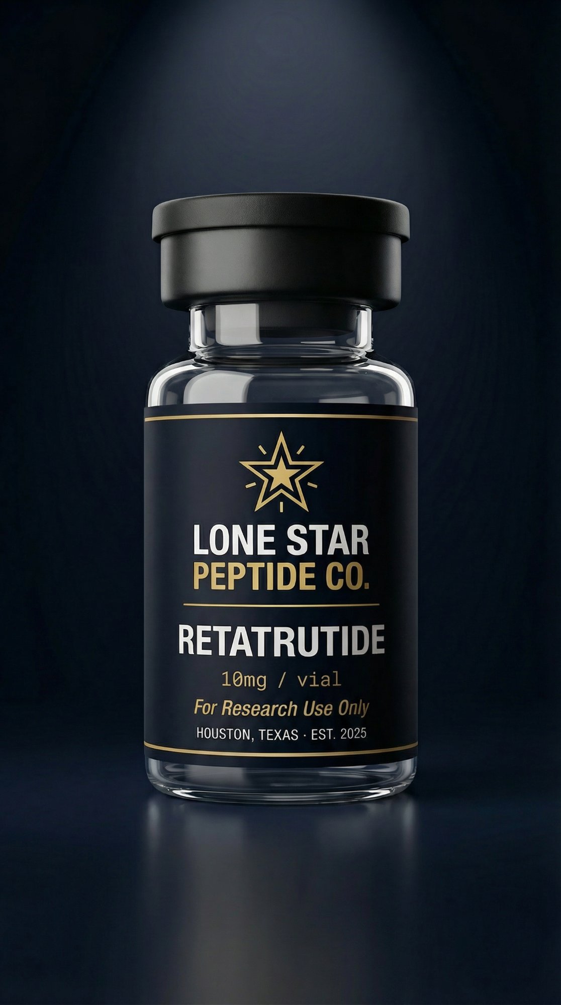 Retatrutide research peptide vial